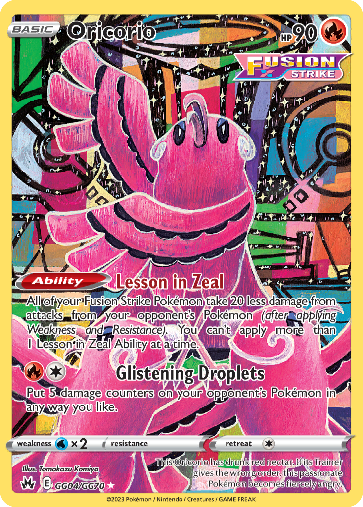 Crown Zenith Galarian Gallery Oricorio #GG4/70